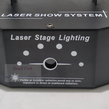 2vnt/Daug RGB Full Scan 3 Objektyvo Šviesos Lazerio Projektorius Žibintai DJ KTV Namuose Kalėdos Kalėdinis vakarėlis Disco Scenos Apšvietimas LED