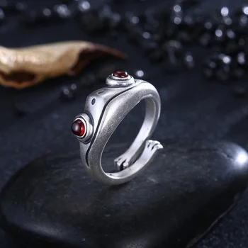 1Pc Retro Stiliaus Žiedas Paprasta Piršto Žiedą Kūrybos Žiedas Reguliuojamas Žiedo (Sidabrinė)