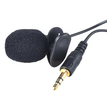 Populiarus Rankas Klipą Atvartas Mic Mikrofonas+Galvos Montuojamas mikrofonas 3.5 mm Garsiakalbis