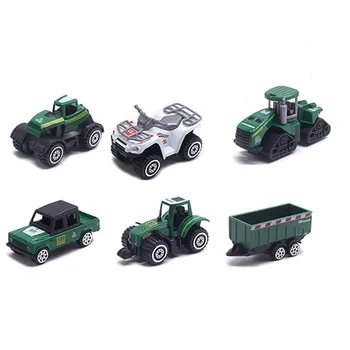 6 Vnt./Set Transporto Inžinerijos Modelį, Žaisliniai Automobiliai Vaikams, Vaikų Berniukų Dovana