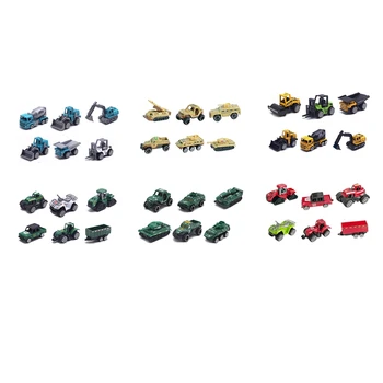6 Vnt./Set Transporto Inžinerijos Modelį, Žaisliniai Automobiliai Vaikams, Vaikų Berniukų Dovana