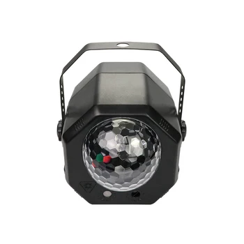 Scenos Apšvietimas Mini Lazeris Šviesos Kristalų Magija Kamuolys Laser 2-in-1 Žvaigždėtą Vandens Bangų Lempos, USB 