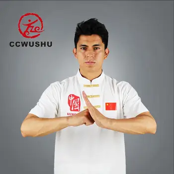 Ccwushu T-shirt wushu drabužiai vienodi wushu T-shirt kinų kungfu drabužius wushu taichi taiji drabužiai vienodi