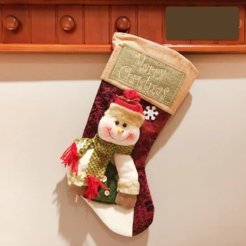 Kalėdų kojinę santa kojinių dovanų maišelis kalėdos gyvulių kojinės asmeniniams kalėdų batai Laimingų Naujųjų Metų Ornamentu Kalėdos Dovanas