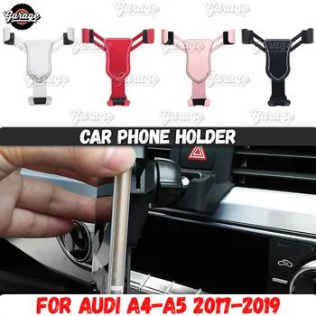 Automobilinis telefono laikiklis atveju, Audi A4-A5 2017-2019 Aliuminio Lydinio liejimo 1 scenografija automobilių stilius accesories interjero telefono