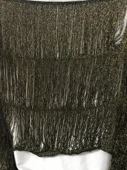 Madingas prancūzijos nėrinių audinio Afrikos kutas siuvinėjimo nėrinių J-6631 Atlikėjų drabužių audinys blizga medžiaga