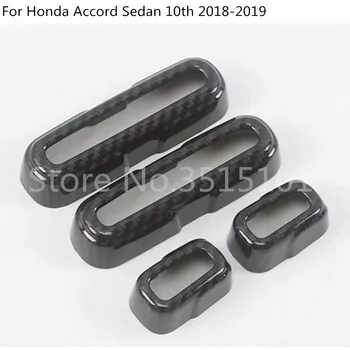Honda Accord Sedanas 10 2018 2019 2020 Automobilių Padengti, Klijuoti Apdailos Viduje Durų Vidinė Rankena Dubenį Porankiu Rėmo 4pcs