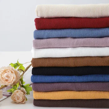 Naujas Mados vientisos spalvos Golfo Megzti marškinėliai Rudens Žiemos Moterys Plonas megztinis ilgomis rankovėmis Viršūnes Puloveriai