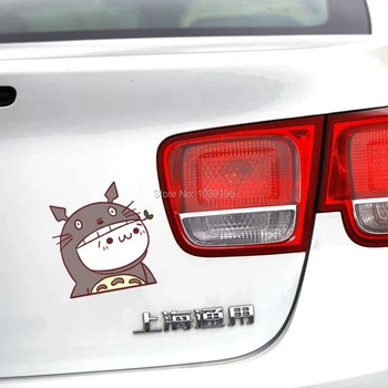 10 x Juokinga Dizaino Automobilio Stilius Totoro Tonari No Hayao Miyazaki Automobilių Visą Kūną, Lipdukai, Kūrybinio Modelio Vinilo Lipdukai