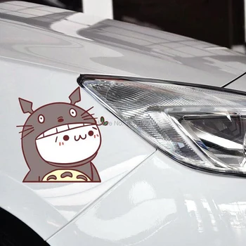 10 x Juokinga Dizaino Automobilio Stilius Totoro Tonari No Hayao Miyazaki Automobilių Visą Kūną, Lipdukai, Kūrybinio Modelio Vinilo Lipdukai