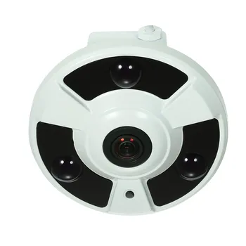 1,7 mm Fisheye 180° Panoraminiai VR Cam Paramos IR-CUT Vizija Naktį CCTV Kameros 4MP Rezoliucija Naktinio Matymo Home Security Monitor