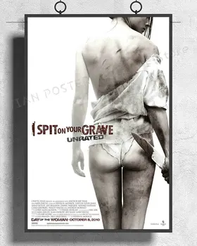 NJ602 I SPIT ON YOUR GRAVE Filmą 2011 M. Šoko Gore Siena Lipdukas Šilko plakatus Namų Puošybai