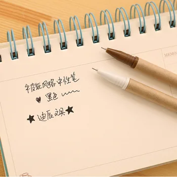 Japonijos korėjiečių Raštinės reikmenys Kraftpopieris Shell Neutralus Pen Creative Vandens Rašiklis parašas Rašikliai 0,5 mm