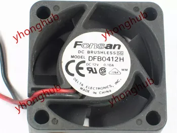 FONSAN DFB0412H DC 12V 0.10 A 40x40x20mm Serverio Aušinimo Ventiliatorius