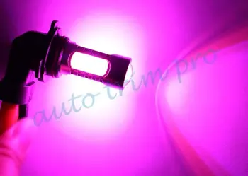 Auto Reikmenys, Tinkami 9006 HB4 9006HP 9006XS 9012 Rūko Važiavimo Šviesos Foglight LED Blubs DRL Veikia Violetinė Rožinė Spalva Dalys