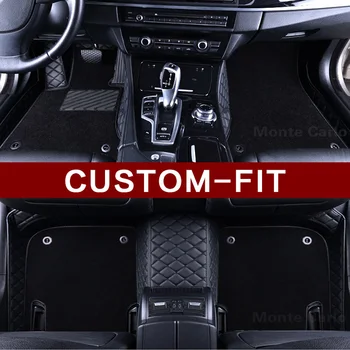 Pasirinktinis tilptų automobilių kilimėliai specialiai Jaguar F-type F-tempas XE XF XJ XJL XK prabanga, geros kokybės bet kokiomis oro kiliminė danga, grindų įdėklai