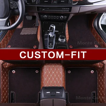 Pasirinktinis tilptų automobilių kilimėliai specialiai Jaguar F-type F-tempas XE XF XJ XJL XK prabanga, geros kokybės bet kokiomis oro kiliminė danga, grindų įdėklai
