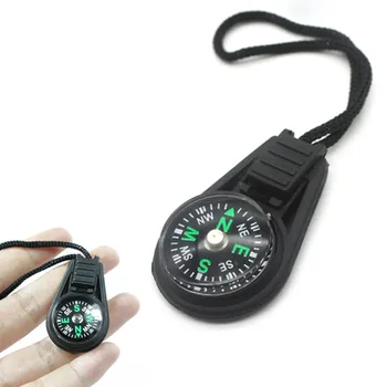 1PC Nešiojamas Mini Kompasas Išlikimo Praktiškai Guider su Keychain Lauko Kempingas, Žygiai Šiaurės Navigacijos Medžioklė