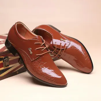 Naujas vyrų mados verslo batai vyriški Suknelė, Batai Pažymėjo Tne Nėriniai-up oxford batai, Vestuviniai bateliai C21-58