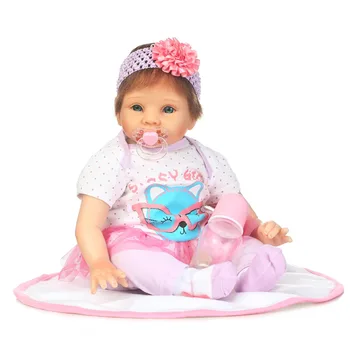 55CM minkšto Silikono reborn baby lėlės, žaislai mergina, tikroviška atgimsta kūdikių žaisti namuose žaislas gimtadienio dovana mergina brinquedos dollmai