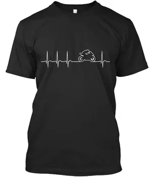 2019 M. Vasarą, Prekės Suaugusiems, Atsitiktinis Marškinėliai, Širdies Plakimas Dviratininkas Chopper Dovana Cool T-Shirt Elegantiškas Fitneso T-Shirt