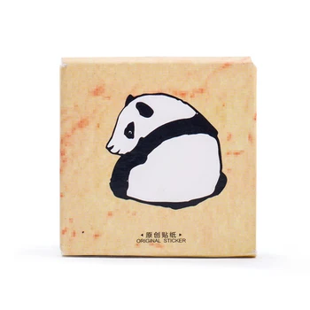 (45 vnt/lot), Juoda Balta Panda Etiketės, Lipdukai Dekoratyviniai Lipdukai, Kanceliarinės prekės Scrapbooking 