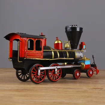 Diecast Metal Traukinio Modelio Automobilių Kaustytomis Geležies Derliaus Alavo Lokomotyvo Modelis Traukinio Automobilio Modelio, Kūrybos Dovana, Žaislai Vaikams, Suaugusiems