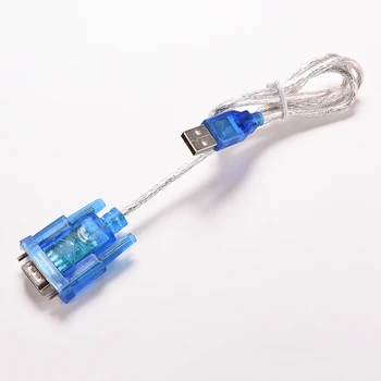 Karšto 80cm USB 2.0 į RS232 (COM Port Serijos PDA 9 pin DB9 Male Kabelio vyrams, M/M Adapteris, skirtas PC PDA GPS 1pc