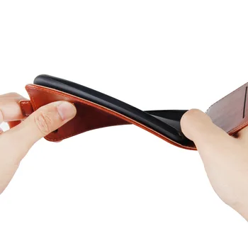 Už OnePlus 7T Pro Padengti Apversti PU Odos Minkštos TPU Padengti OnePlus 7T Pro Versija Telefonas Atvejų