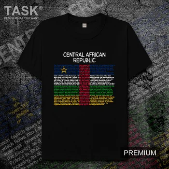 Centrinės Afrikos Respublikos Centrafrique BVM rinktinės vyrai marškinėliai viršų trumpomis Rankovėmis sporto drabužiai 2019 m. vasarą medvilnės marškinėliai