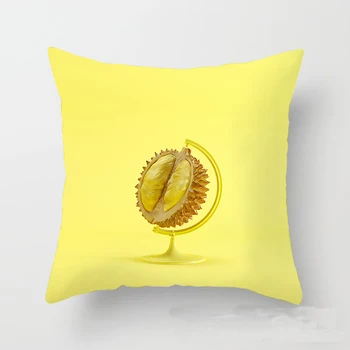 45*45cm Ins Saldainiai Spalvos Pagalvėlės Dangtis Macaron Spausdinti Automobilių Sofos Užvalkalas Bananų pagalvėlių apvalkalus automobilio sofa-lova