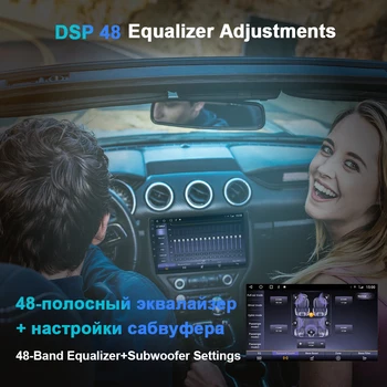 Sidabro Android 10.0 Automobilio Radijo Grotuvas Už Peugeot 301 Citroen Elysee-2018 M. Auto GPS Stereo DSP Carplay 4G 9
