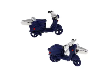 Vyriškos Rankogalių segtukai Motociklo Mėlyna rankogalių segtukai L1703