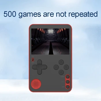 Delninis Žaidimų Konsolės Ultra-Plonas Žaidimų Konsolės Nešiojamų Retro Vaizdo Žaidimų Konsolę su Built-in 500 Klasikiniai Žaidimai