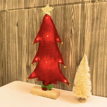 Kalėdų Eglutė Naujųjų Metų Mini Kalėdų eglutę Mažas Šviesos Mini Led Stalinis Mini Linksmų Kalėdų Vakarėlį Apdaila