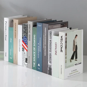 Pranešk Apie Netikrą Knygos Apdailos Kūrybinių Mados Prekės Ženklo Dekoratyvinis Knygos Kavinė Ins Apdailos Viešbutis Modeliavimas Knygą Modelis Klubo Namų Dekoro Knyga