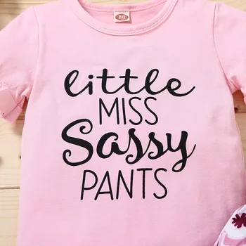 Kūdikių Drabužiai rinkinys Naujagimiui Merginos Susiėmę T-Shirt Viršūnes+Gėlių Spausdinti Šortai Komplektas Komplektai, Vaikiška Mergaitė nustatyti Kūdikių Drabužių rinkiniai