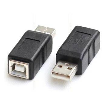 NAUJAS USB Type A Male, kad Spausdintuvas Skeneris B Tipo Moterų Adapteris Adapteris Keitiklis, Jungtys, Priedai, Didmeninė