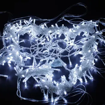50pcs karšto pardavimui, 3*3M Full 300leds LED lauko apdailos Kalėdų eglučių Žibintai,led užuolaidų šviesos Sodas Vestuves
