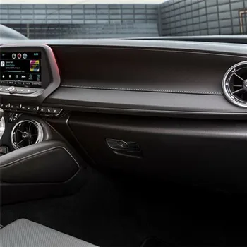 Tinka Chevrolet Camaro 2017-2019 Automobilių reikmenys daiktadėžė skydelis anglies pluošto Interjero apsauga, automobilių lipdukas 3D