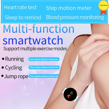 Nauji Nešiojami Sporto Žiūrėti IP67 atsparus Vandeniui Smartwatch Širdies ritmas, Kraujo Spaudimo Monitorius 