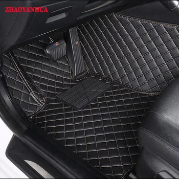 ZHAOYANHUA Pasirinktinis tilptų automobilio grindų kilimėliai Infiniti QX56 QX80 QX70 FX35 FX37 QX50 EX25 EX35 Q50 Q70 Q70L G25 G35 M25 M35 5D kilimėliai